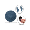 Ride ’Em Premium Denim Collection Round Pasties - O/S - Lingerie - Packaged