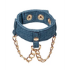 Ride ’Em Premium Denim Collection Wrist Cuffs - Bondage Blindfolds & Restraints