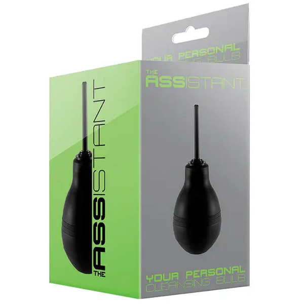 Rinservice Ass-Istant Personal Cleaning Bulb - Black - Anal Products