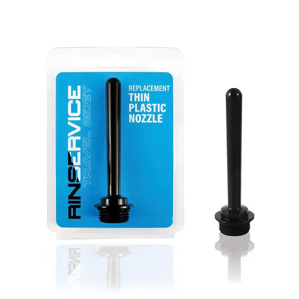 Rinservice Thin Plastic Nozzle - Black - Shower Accessories