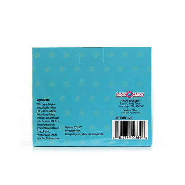 Rock Candy Fresh Vibes Toy Cleaning Towelettes - Box of 20 - Toy Cleaners