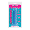 Rock Candy Suga Daddy 7’’ Silicone Dildo - Blue - Dongs & Dildos