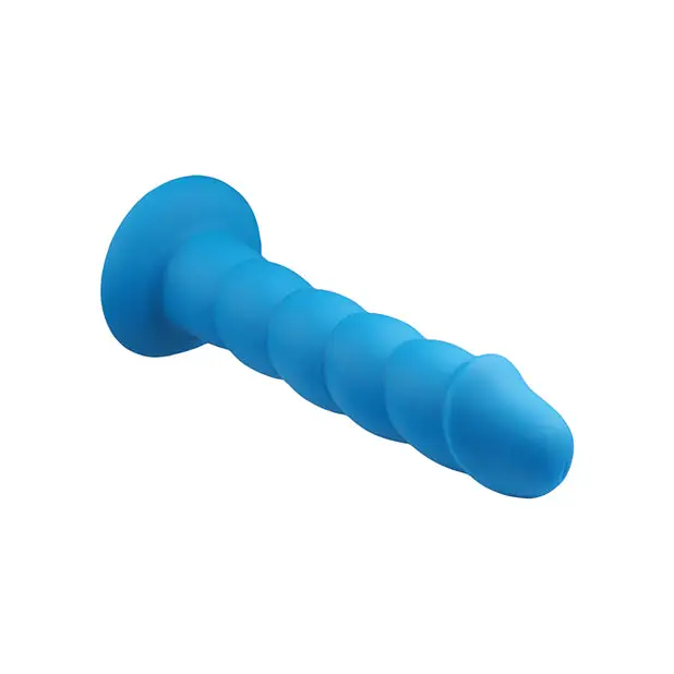 Rock Candy Suga Daddy 9.5’’ Silicone Dildo - Blue - Dongs & Dildos