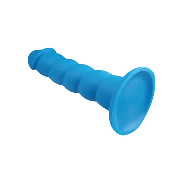 Rock Candy Suga Daddy 9.5’’ Silicone Dildo - Blue - Dongs & Dildos