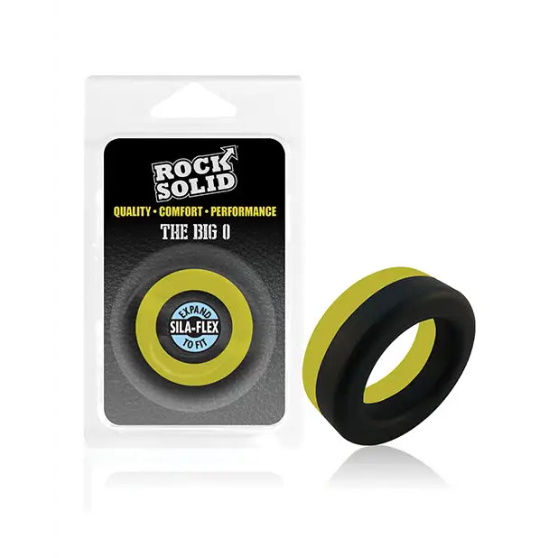 Rock Solid Big O Ring, Black/Yellow