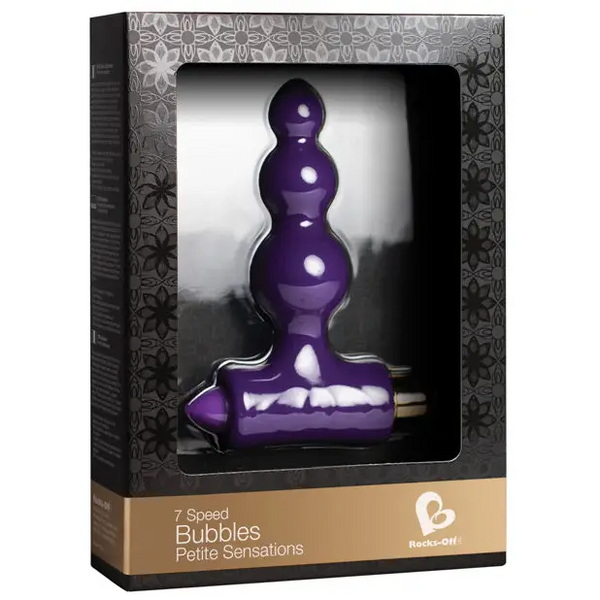 Rocks Off Petite Sensations Bubbles - 7 Speed Purple - Anal Products