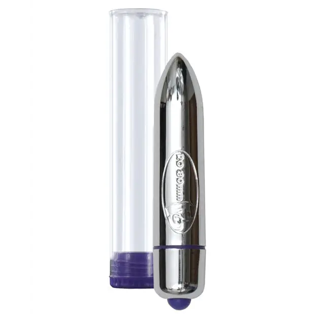 Rocks Off RO-80 mm Chrome Bullet - Stimulators