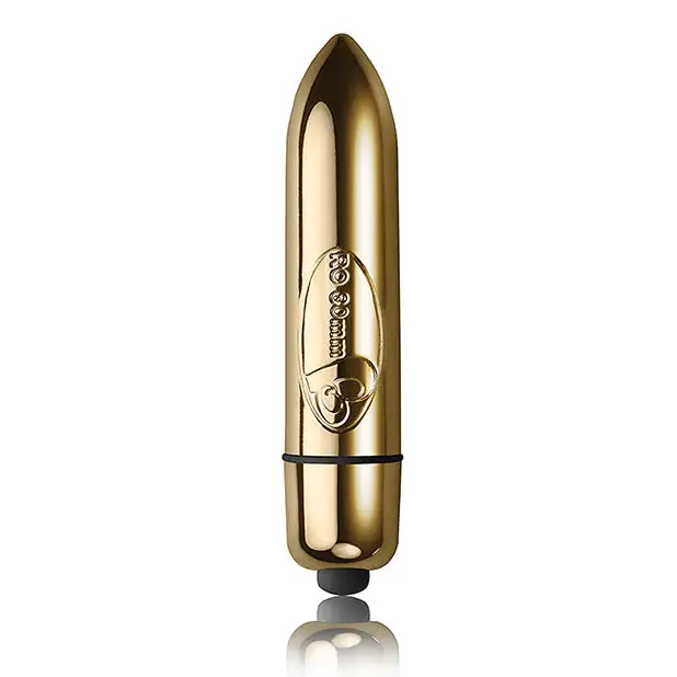 Rocks Off RO-80 Single Speed Bullet, Champagne Gold
