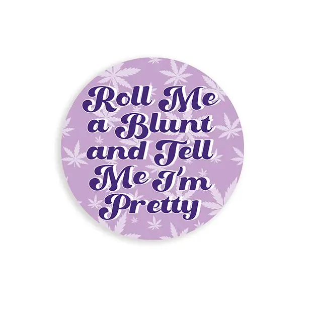 Roll Me a Blunt 420 Sticker, Pack of 3