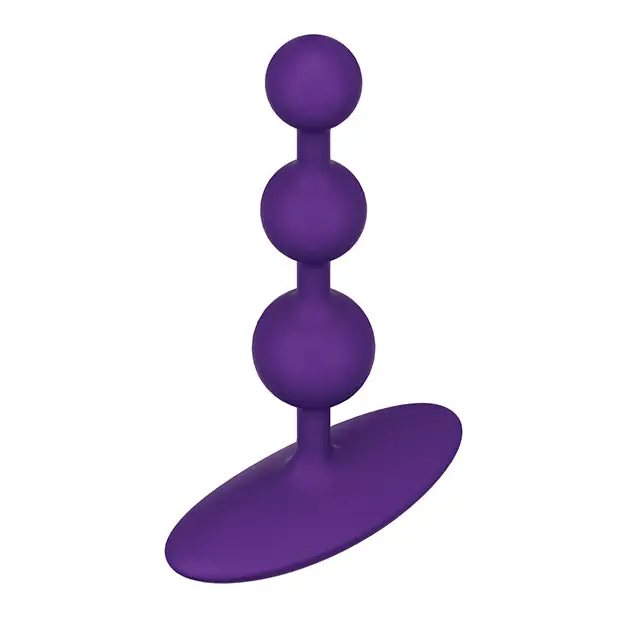 Romp Amp Flexible Anal Beads - Violet - Anal Products