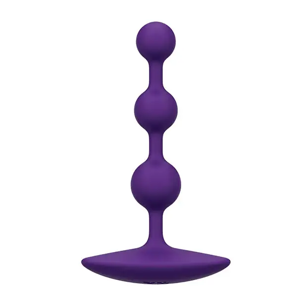 Romp Amp Flexible Anal Beads - Violet - Anal Products