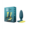 Romp Bass Vibrating Anal Plug - Teal - Anal Products