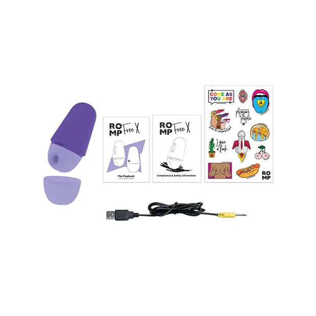 ROMP Free X Clitoral Vibrator - Purple - Stimulators