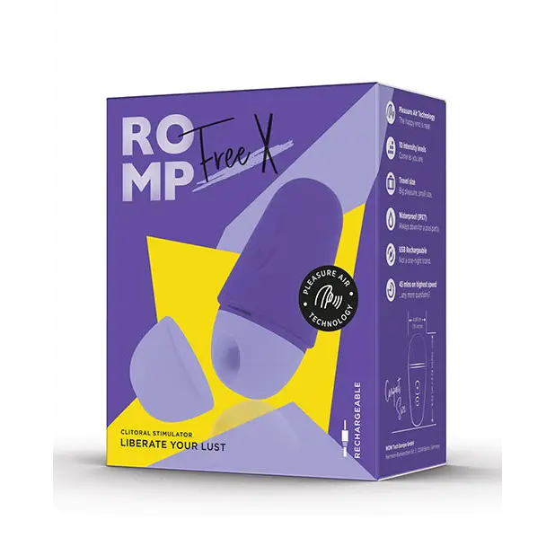 ROMP Free X Clitoral Vibrator - Purple - Stimulators