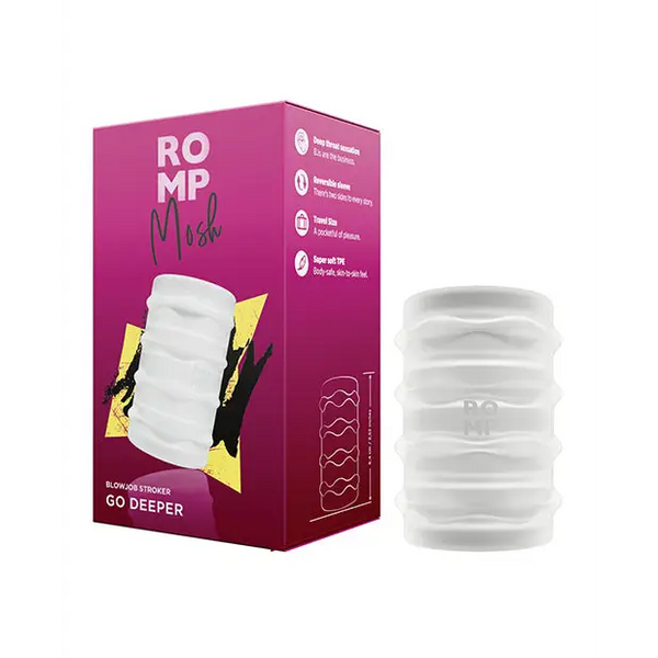 Romp Mosh BJ Stroker - Clear - Dolls & Masturbators