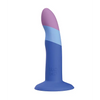 ROMP Piccolo 3 Color Dildo - Blue - Strap Ons