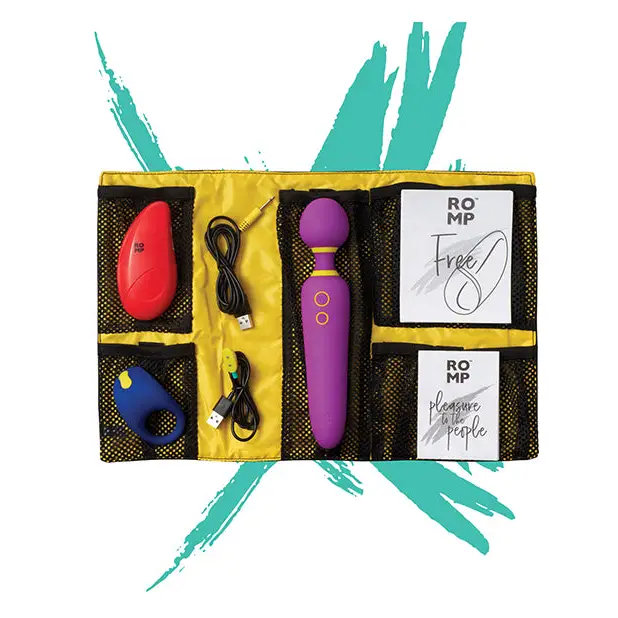 Romp Pleasure Kit - Flip Free & Juke In Carrying Case - Stimulators