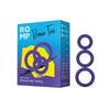 Romp Remix Trio Penis Ring Set of 3 - Purple