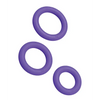 Romp Remix Trio Penis Ring Set of 3 - Purple