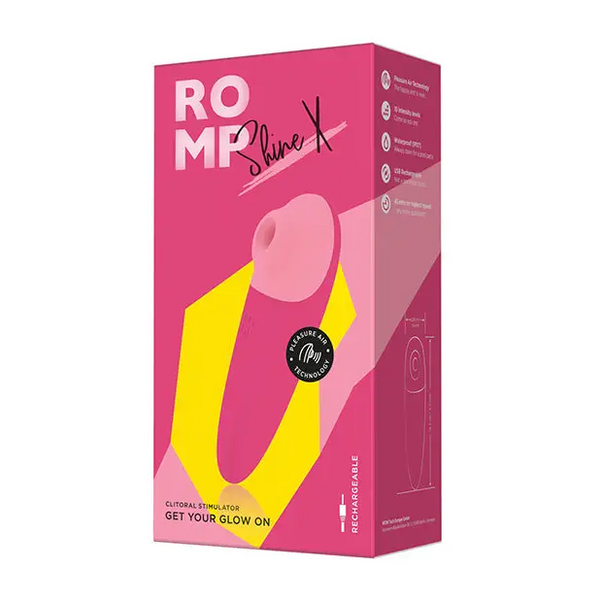 ROMP Shine X Clitoral Vibrator - Pink - Stimulators