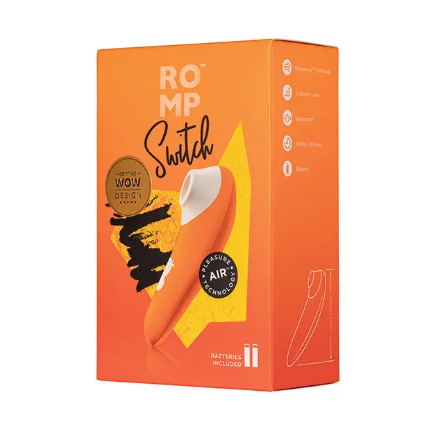 ROMP Switch X Clitoral Vibrator - Orange - Stimulators