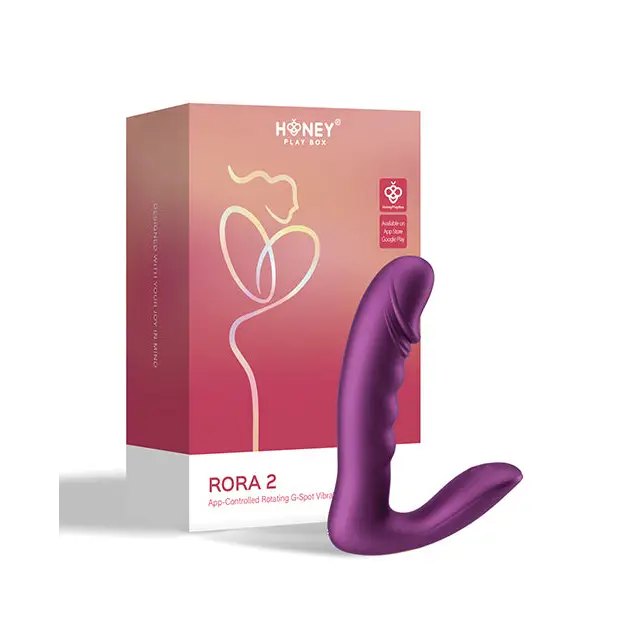 RORA 2 Pressure Sensing App-Controlled Rotating G-Spot Vibrator & Clitoral Stimulator - Vibrators