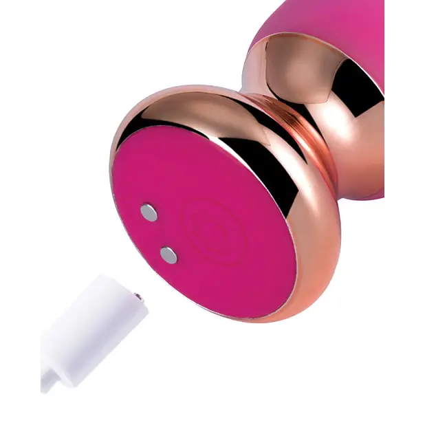 Rose Twister Hands-Free Remote Vibrating Anal Plug - Anal Products