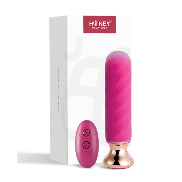 Rose Twister Hands-Free Remote Vibrating Anal Plug - Anal Products