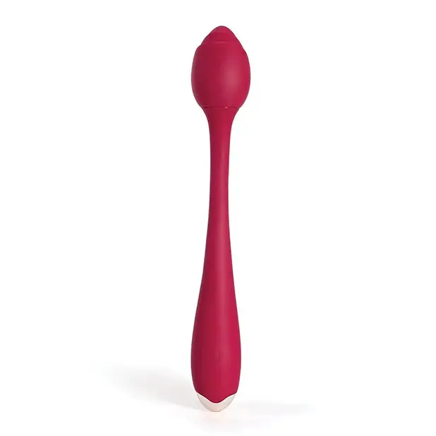 Rosette Clitoral & G Spot Vibrator - Red - Vibrators