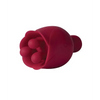 Rosewyn Rotating Rose Toy Vibrator & Pinpoint Stimulator - Red - Stimulators