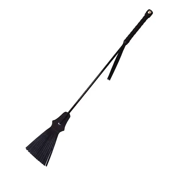 Rouge Tasselled Riding Crop, Black