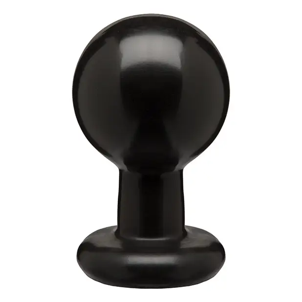 Round Butt Plug Large - Black - Anal Products