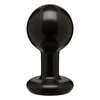 Round Butt Plug - Medium Black - Anal Products
