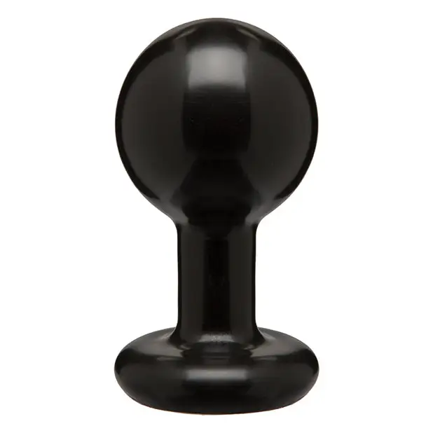 Round Butt Plug - Medium Black - Anal Products
