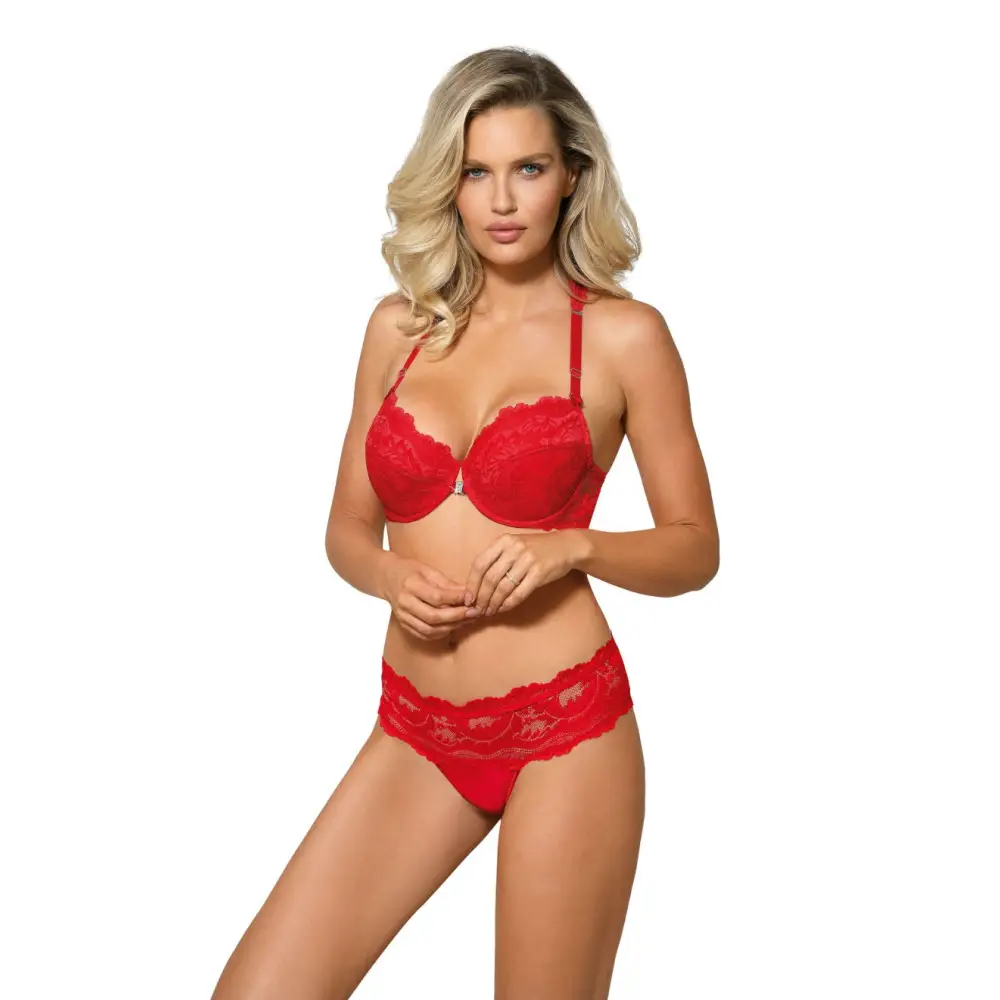 Roza Sefia Push Up Red - Red / 32A - Lingerie Sets