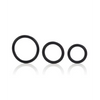Rubber Ring Set - Black - Penis Enhancement
