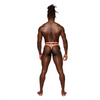 Rude Awakening Mesh Strap Thong Neon Orange L/XL
