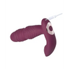 Ryder App-Controlled Thrusting G-spot & Clit Vibrator - Rosy Red