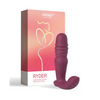 Ryder App-Controlled Thrusting G-spot & Clit Vibrator - Rosy Red