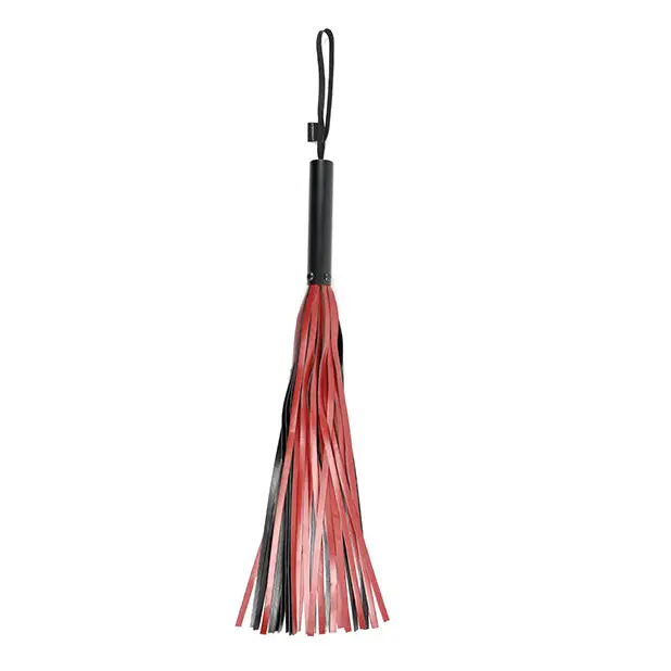 Saffron Flogger - Red/Black - Bondage Blindfolds & Restraints