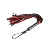 Saffron Flogger - Red/Black - Bondage Blindfolds & Restraints