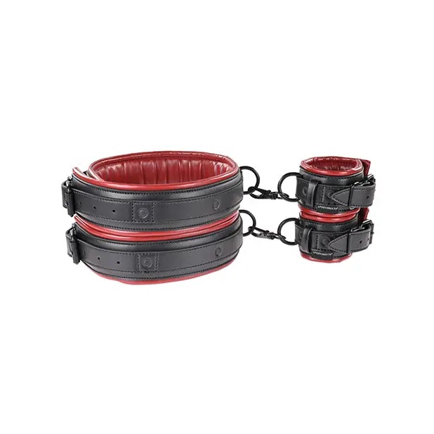 Saffron Thigh & Wrist Cuff Set - Bondage Blindfolds & Restraints