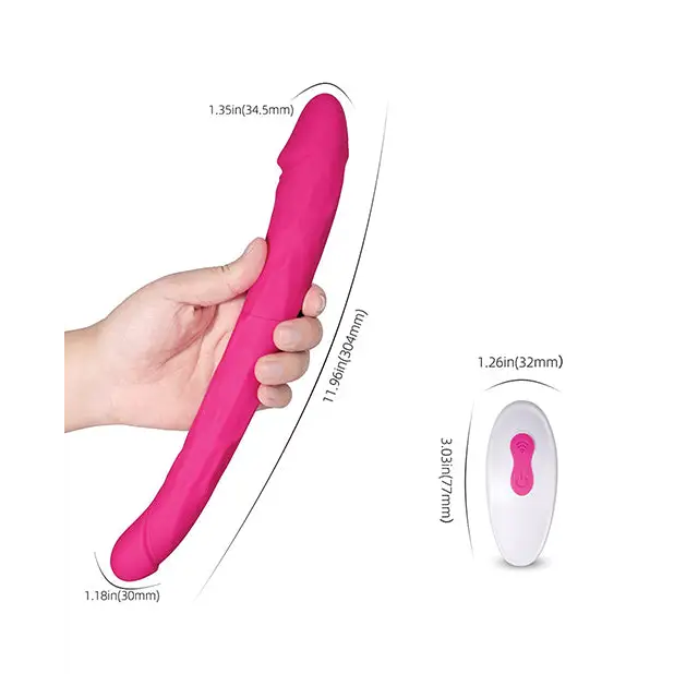 Sappho 12’’ Vibrating Double Ended Dildo - Vibrators