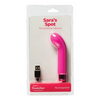 Sara's Spot Rechargeable Bullet w/G Spot Sleeve, 10 Functions Pink