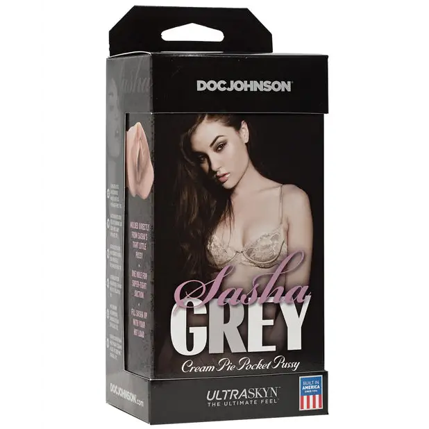 Sasha Grey Ultraskyn Cream Pie Pocket Pussy - Dolls & Masturbators