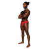 Sassy Lace Skirt Jock Red L/XL