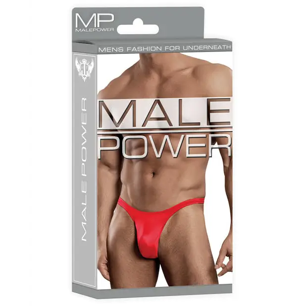 Satin Bong Thong Red S/M