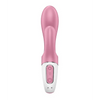 Satisfyer Air Pump Bunny 2 - Light Red - Vibrators