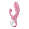 Satisfyer Air Pump Bunny 2 - Light Red - Vibrators