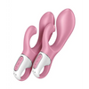 Satisfyer Air Pump Bunny 2 - Light Red - Vibrators